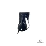 Bruno Magli black patent leather open-toe slingbacks, size 34, view 9