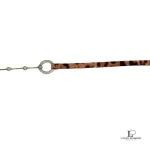 Dolce & Gabbana leopard print Swarovski crystal dress belt, size 80, view 5