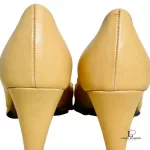 Anteprima nude leather platform pumps, size 34.5, view 16