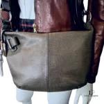 Furla dark grey leather crossbody bag, view 26