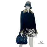 Coach Poppy blue green patent leather two-way handbag, view 26