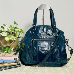 COACH Poppy Patent Two-way Leather Handbag - Luxury Revamped