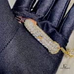 Dolce & Gabbana leopard print Swarovski crystal dress belt, size 80, view 12