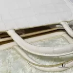 Furla cream moc croc small leather handbag, view 13