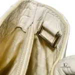 Furla cream moc croc small leather handbag, view 14