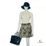 Prada Glace Fuoco dark navy calf leather two-way twin pocket bag BN2625, view 41