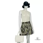 Furla cream moc croc small leather handbag, view 18