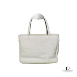 Furla cream moc croc small leather handbag, view 3