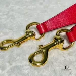 Gucci red suede leather crossbody bag, view 14