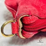 Gucci red suede leather crossbody bag, view 13