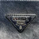 Prada Glace Fuoco dark navy calf leather two-way twin pocket bag BN2625, view 39