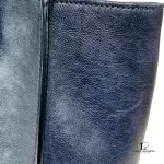 Prada Glace Fuoco dark navy calf leather two-way twin pocket bag BN2625, view 33