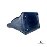 Prada Glace Fuoco dark navy calf leather two-way twin pocket bag BN2625, view 17