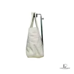 Furla cream moc croc small leather handbag, view 4