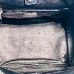 Prada Glace Fuoco dark navy calf leather two-way twin pocket bag BN2625, view 36