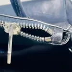Prada Glace Fuoco dark navy calf leather two-way twin pocket bag BN2625, view 23