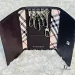 Burberry brown grain leather 5 key case, view 5