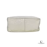 Furla cream moc croc small leather handbag, view 6