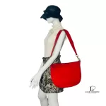 Gucci red suede leather crossbody bag, view 19
