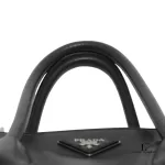 Prada Glace Fuoco dark navy calf leather two-way twin pocket bag BN2625, view 5