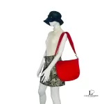 Gucci red suede leather crossbody bag, view 20