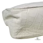 Furla cream moc croc small leather handbag, view 10