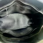 Chanel Medallion black caviar leather tote bag, view 22