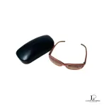 Dolce & Gabbana DG914S translucent pinkish brown sunglasses, view 3