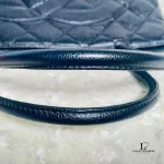 Chanel Medallion black caviar leather tote bag, view 23