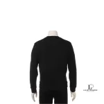 Kenzo men's black cotton knitted pullover, size S, view 2