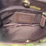 Coach wool and mohair mini shoulder bag with matching pouch, view 11