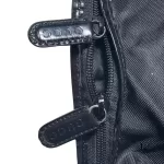 Gucci black nylon weekend travel bag, view 6