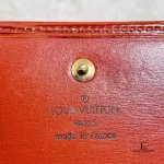 Louis Vuitton Epi Porte Monnaie Billet rust leather compact wallet M61652, view 10