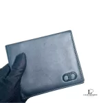 Salvatore Ferragamo men's black smooth leather bifold wallet, view 10