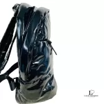 Michael Kors Rae black quilted backpack, view 5