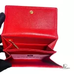 Givenchy Anagram red orange leather compact wallet, view 6