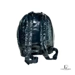 Michael Kors Rae black quilted backpack, view 2