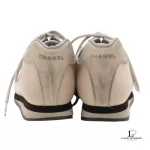 Chanel Coco Mark beige sports sneakers, size 36, view 5