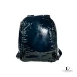 Michael Kors Rae black quilted backpack, view 3