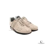 Pre-loved Chanel Coco Mark beige sports sneakers, size 36, front view – secondhand designer, NZ