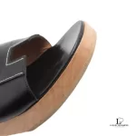 Hermes Kevlar black leather sandals, size 40, view 12