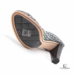 Chanel Tweed Multicolour Bijou leather heeled pumps, size 37, view 7