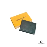 Louis Vuitton Taiga Noir Amberop black leather card case, unused, view 9