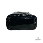 Michael Kors Rae black quilted backpack, view 8