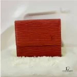 Louis Vuitton Epi Porte Monnaie Billet rust leather compact wallet M61652, view 2