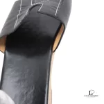 Hermes Kevlar black leather sandals, size 40, view 2