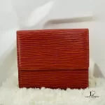 Louis Vuitton Epi Porte Monnaie Billet rust leather compact wallet M61652, view 3