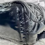 Michael Kors Rae black quilted backpack, view 12