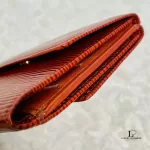 Louis Vuitton Epi Porte Monnaie Billet rust leather compact wallet M61652, view 5