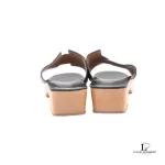 Hermes Kevlar black leather sandals, size 40, view 4
